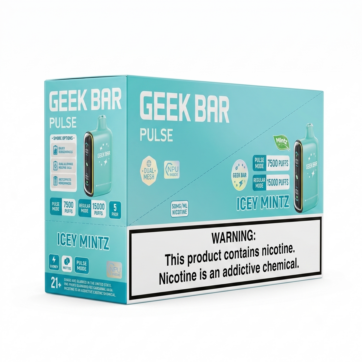GEEK BAR PULSE 15000 Icey Mintz 5 Pack