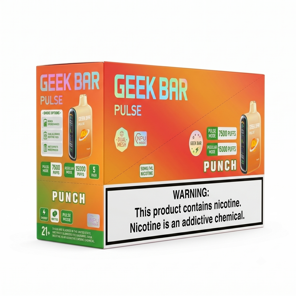GEEK BAR PULSE 15000 Punch 5 Pack