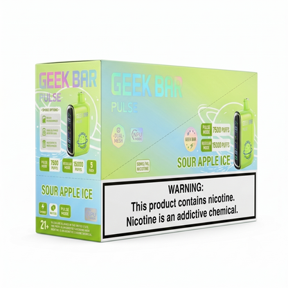 GEEK BAR PULSE 15000 Sour Apple Ice 5 Pack