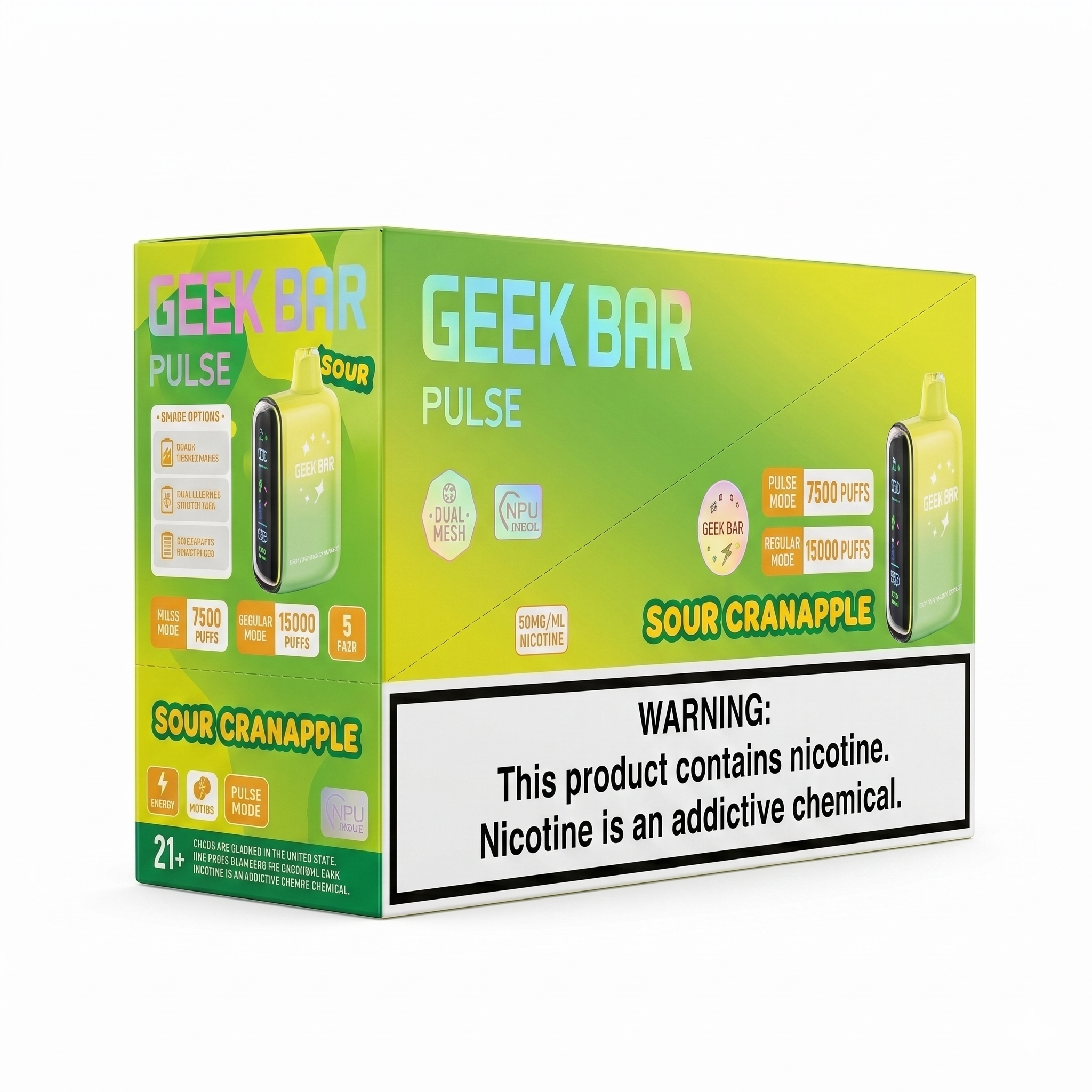 GEEK BAR PULSE 15000 Sour Cranapple 5 Pack