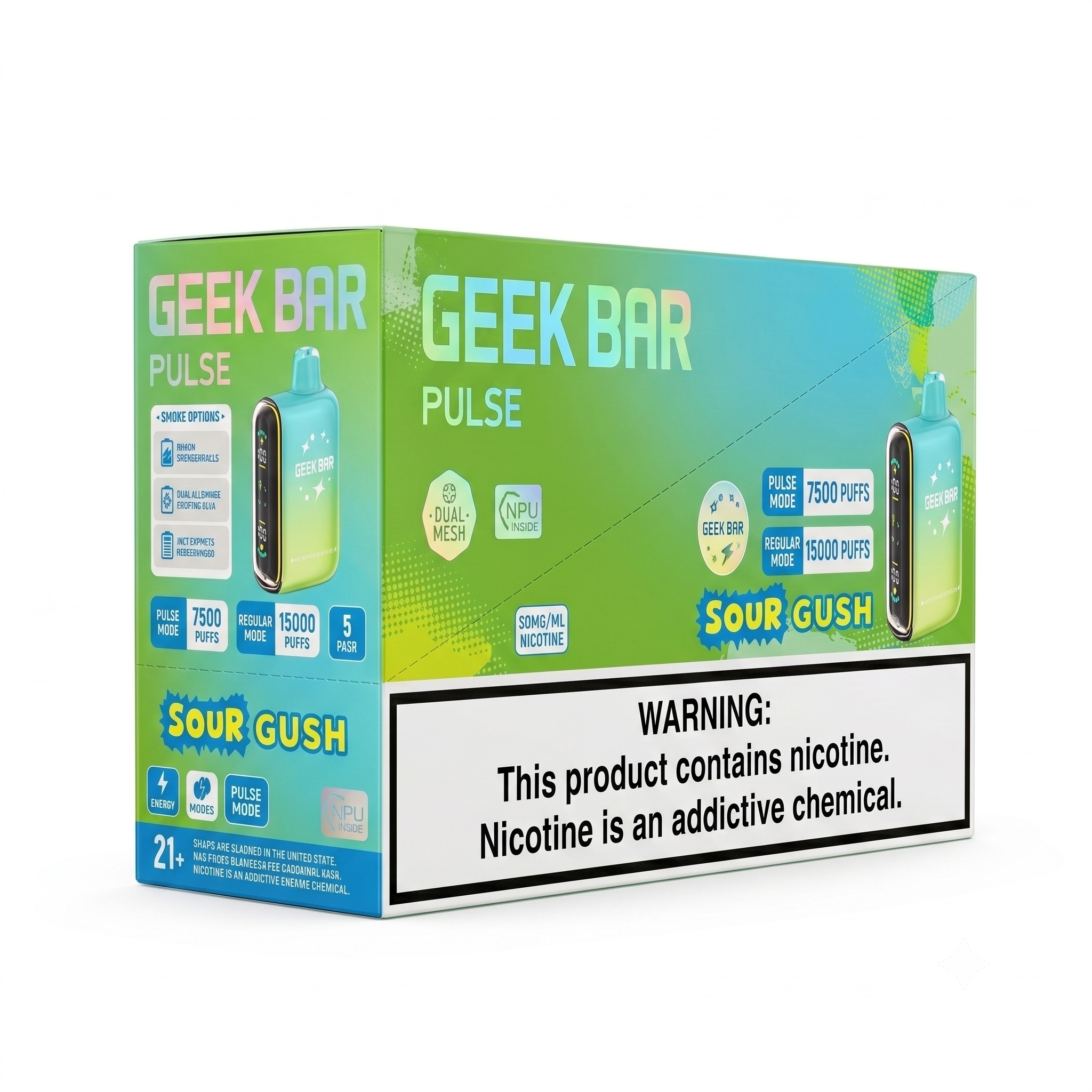 GEEK BAR PULSE 15000 Sour Gush 5 Pack