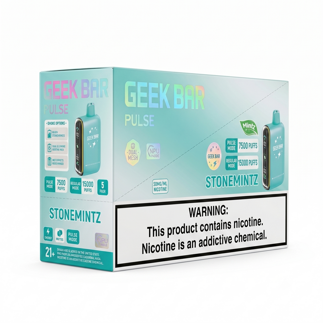 GEEK BAR PULSE 15000 Stone Mintz 5 Pack