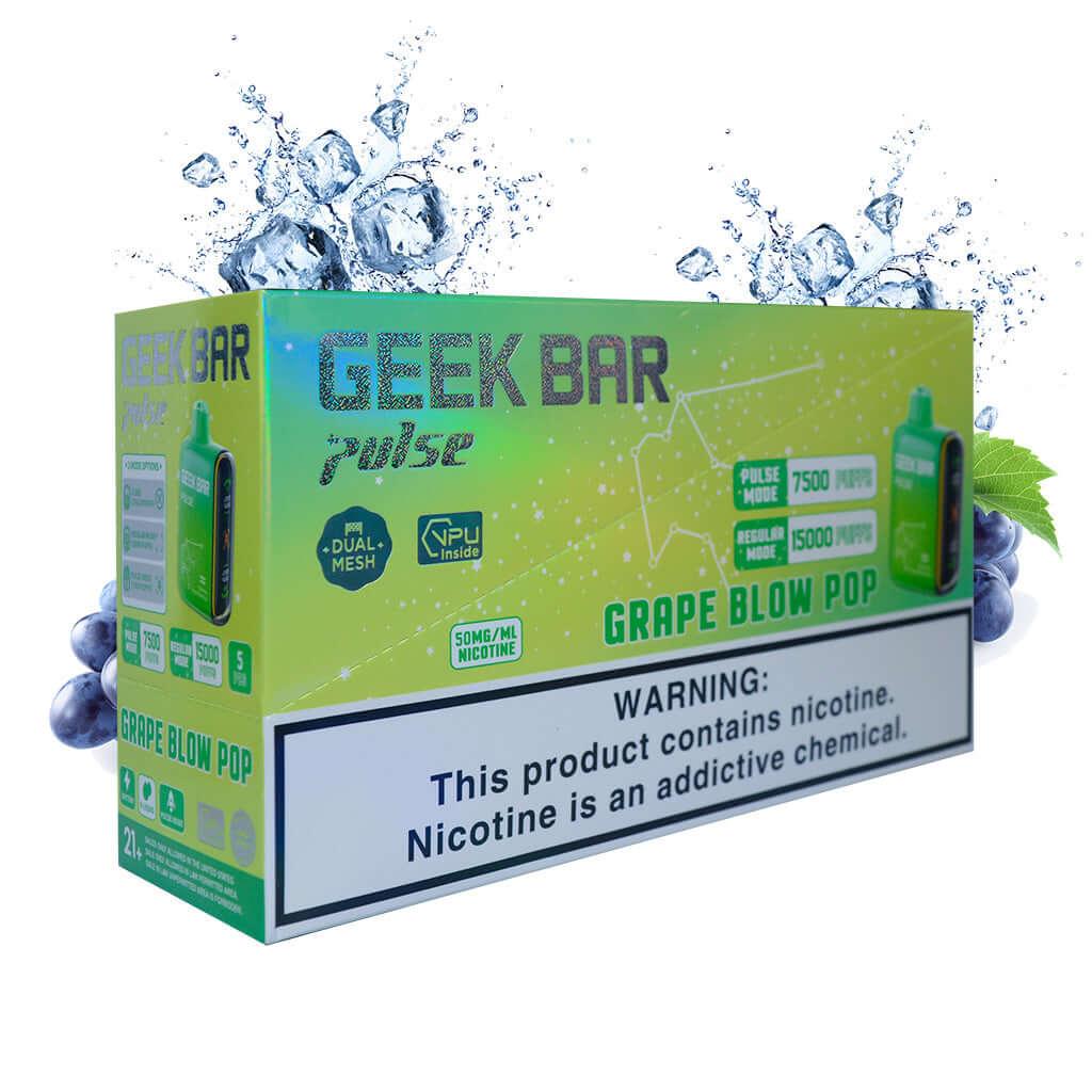 Geek Bar Pulse (5-Pack) | Disposable Vapes | HQD Tech USA