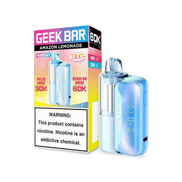 Geek Bar Pulse 60K Mate Kit 30000 Puffs 50mg - Amazon Lemonade