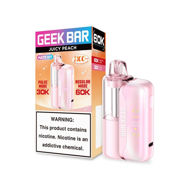 Geek Bar Pulse 60K Mate Kit 30000 Puffs 50mg - Juicy Peach
