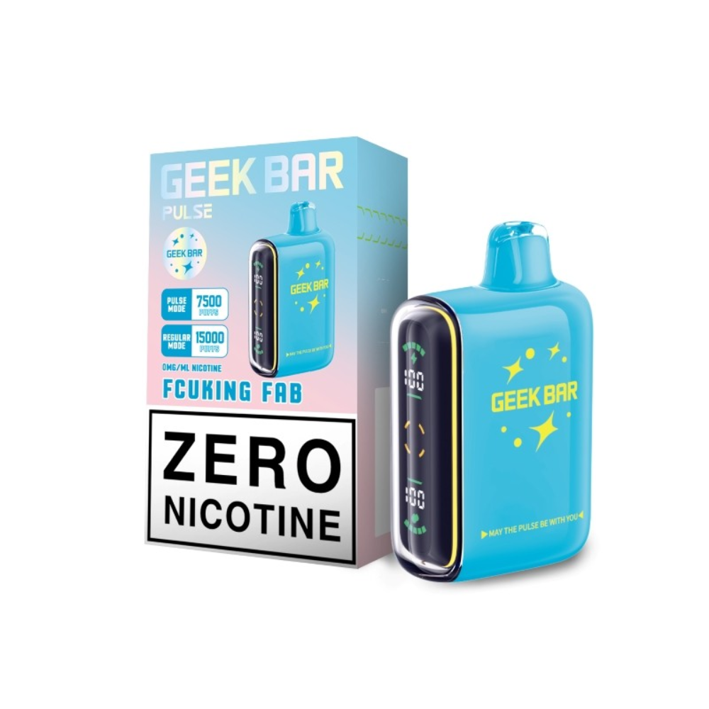 Geek Bar Pulse Zero Nicotine Disposable Vape 15000 Puffs - Fcuking Fab