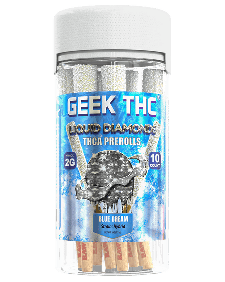 Geek THC Liquid Diamonds THCa Pre Rolls 2G (10ct) | Prerolls | HQD Tech USA