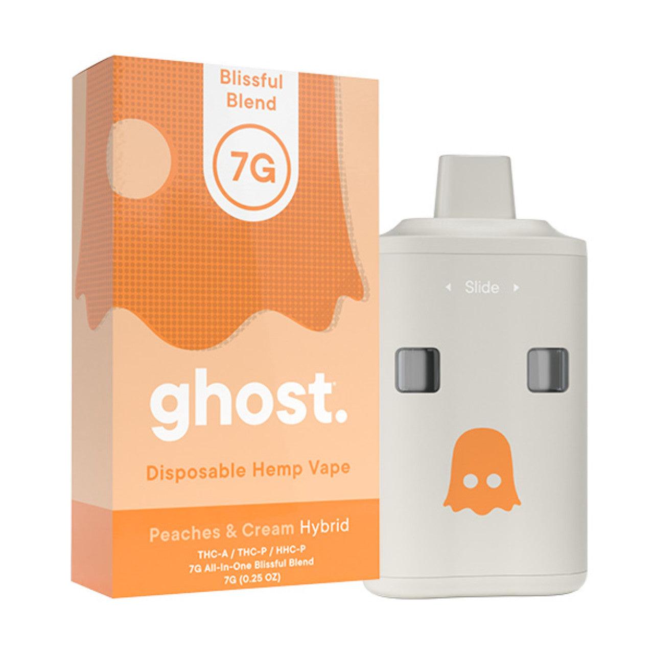 Ghost Blissful Blend THCa HHC Disposable Vape 7G | THC Disposable Vapes | HQD Tech USA