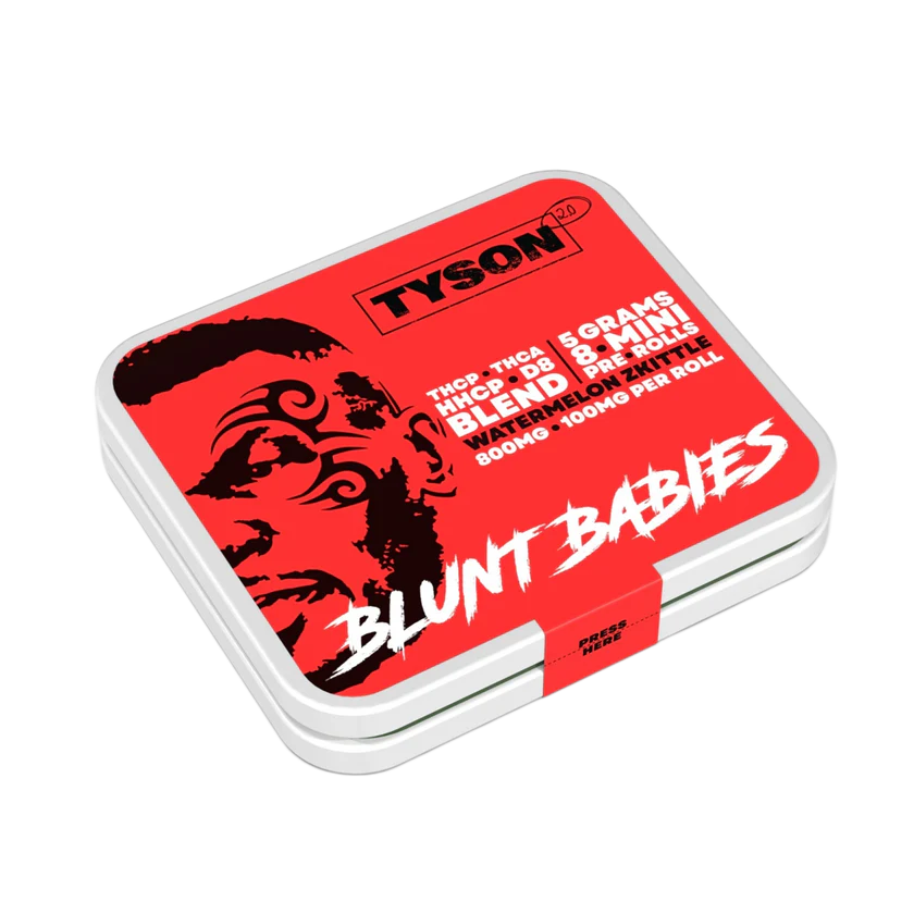 Tyson 2.0 Delta 8 THCa Blunt Babies 5G (8ct)