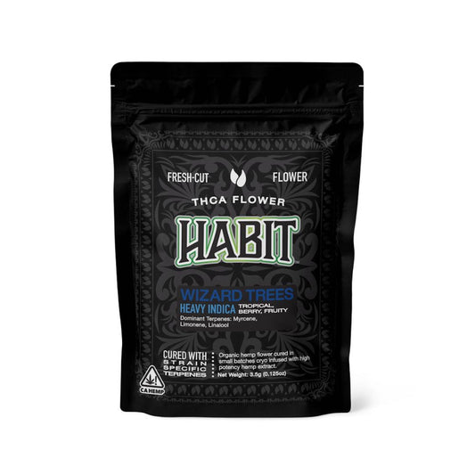 Habit THC-A Wizzard Trees Flower - 3.5g - hqdtechusa