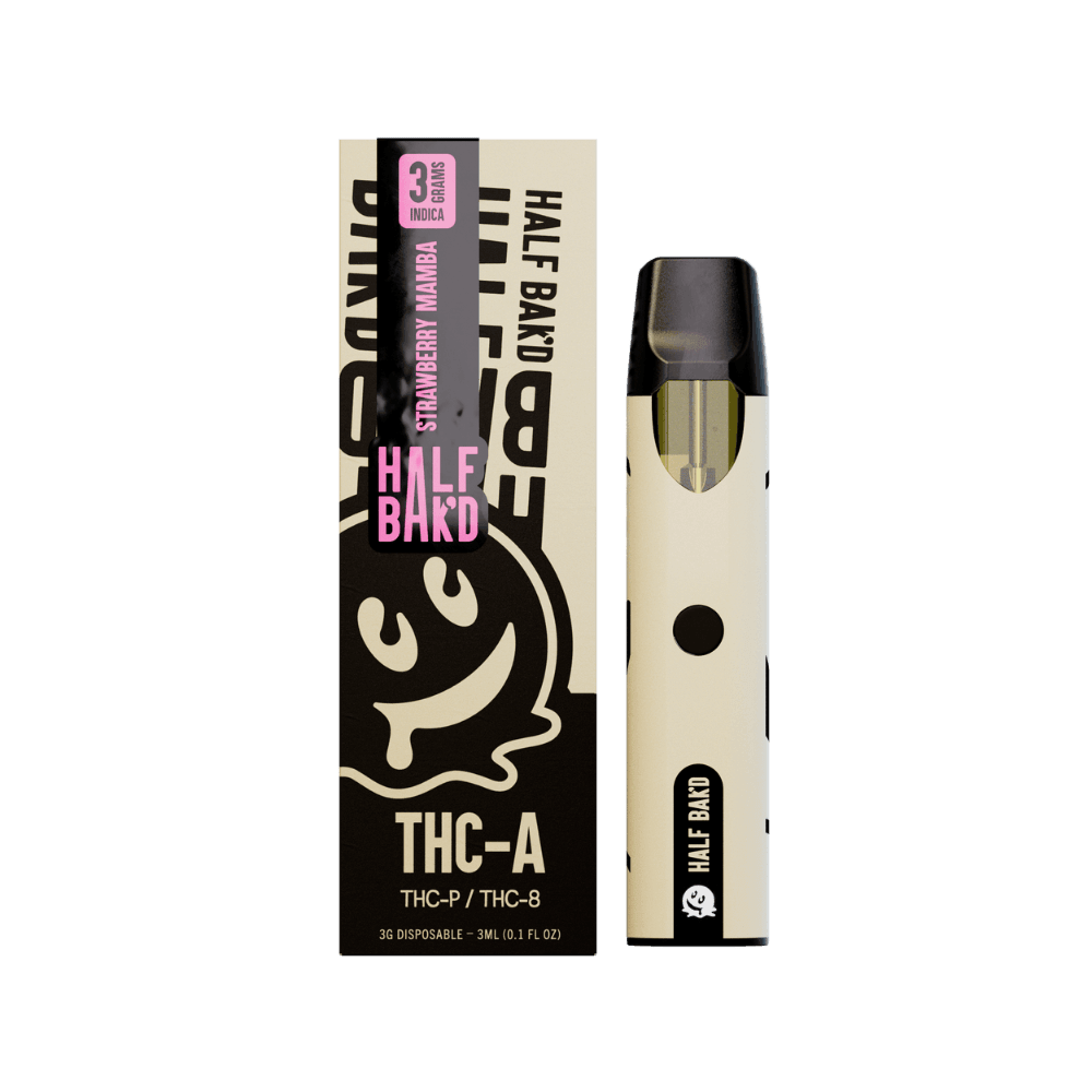 Half Bak'D THCa THCp Disposable Vapes 3G | THC Disposable Vapes | HQD Tech USA