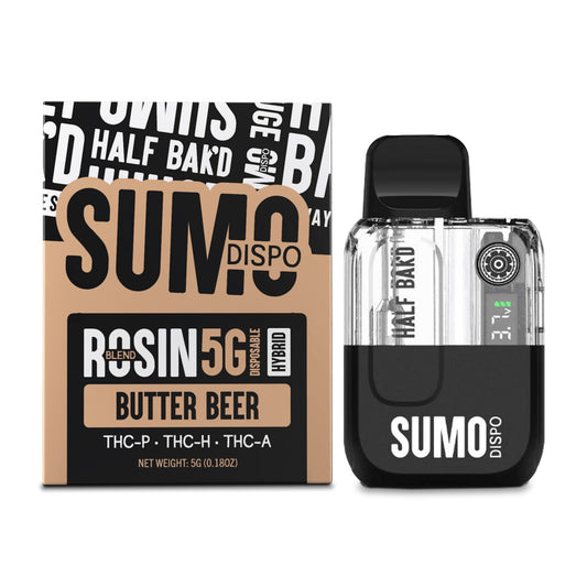 Half Bakd Rosin Blend Sumo Vaporizer - 5000mg - hqdtechusa