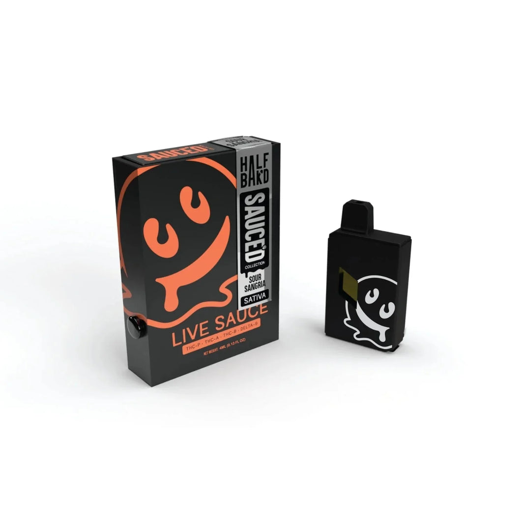 Half Bak'D Live Resin – THC-A + THC-P + THC-B + Delta-9 Disposable Vape 4G