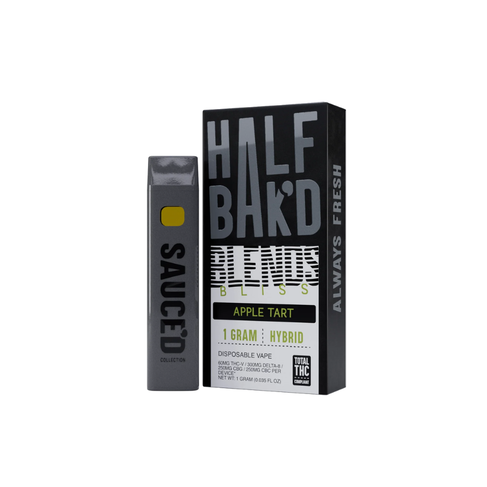 Half Bak'd Sauced Collection Blends Disposable 1 Gram - Apple Tart
