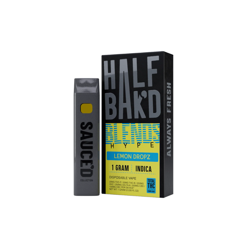 Half Bak'd Sauced Collection Blends Disposable 1 Gram - Lemon Dropz