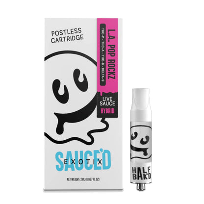 Half Bakd Sauced Exotix LA Pop Rockz Cartridge - 2000mg