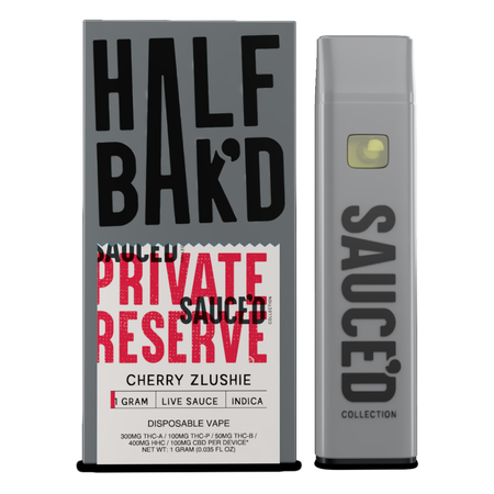 Half Bak'd Private Reserve Live Sauce Disposable Vape 1G
