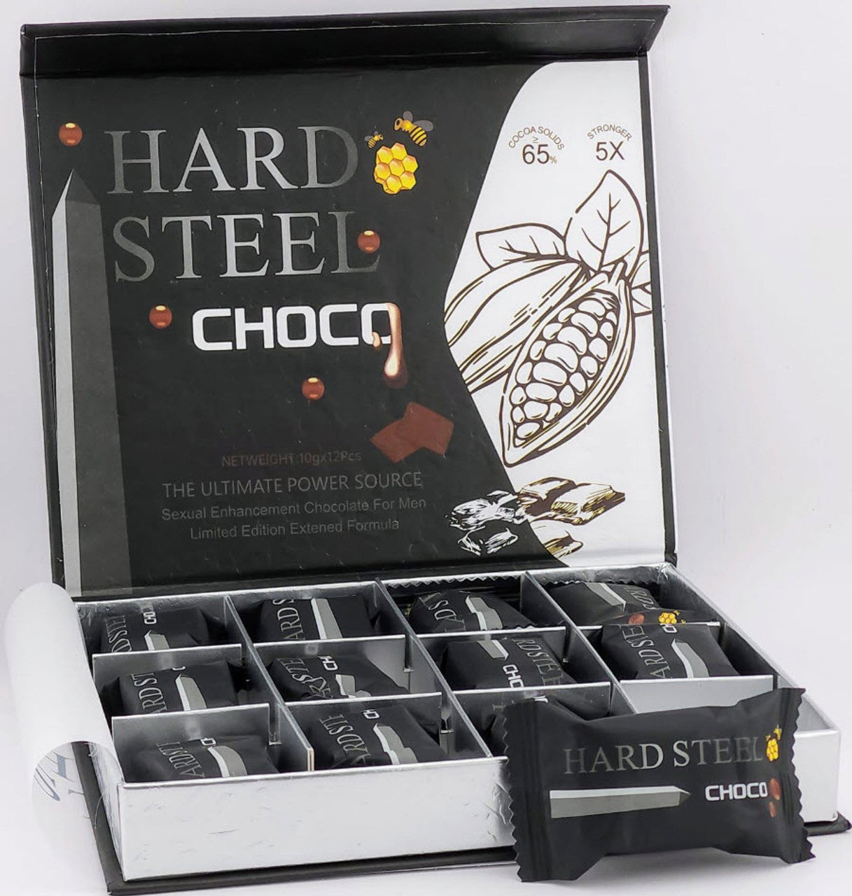 Hard Steel Choco 120mg - Dark Chocolate