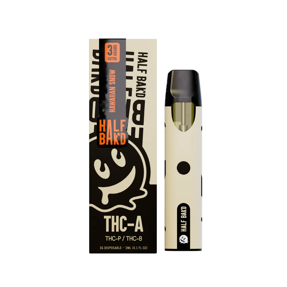 Half Bak'D THCa THCp Disposable Vapes 3G