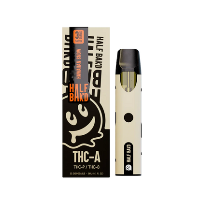 Half Bak'D THCa THCp Disposable Vapes 3G