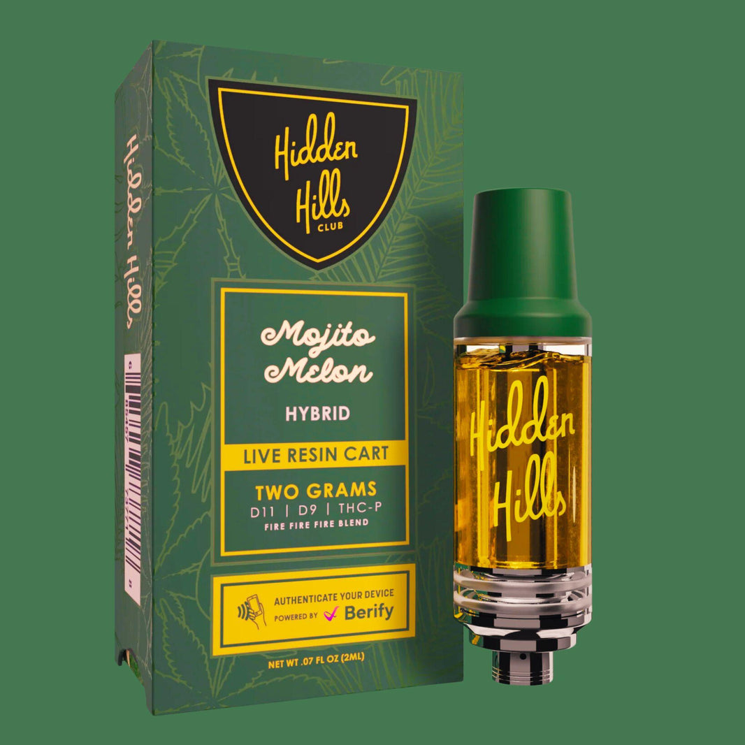 Hidden Hills Cart Fire Fire Blend Cartridge 2G | THC Vape Carts | HQD Tech USA