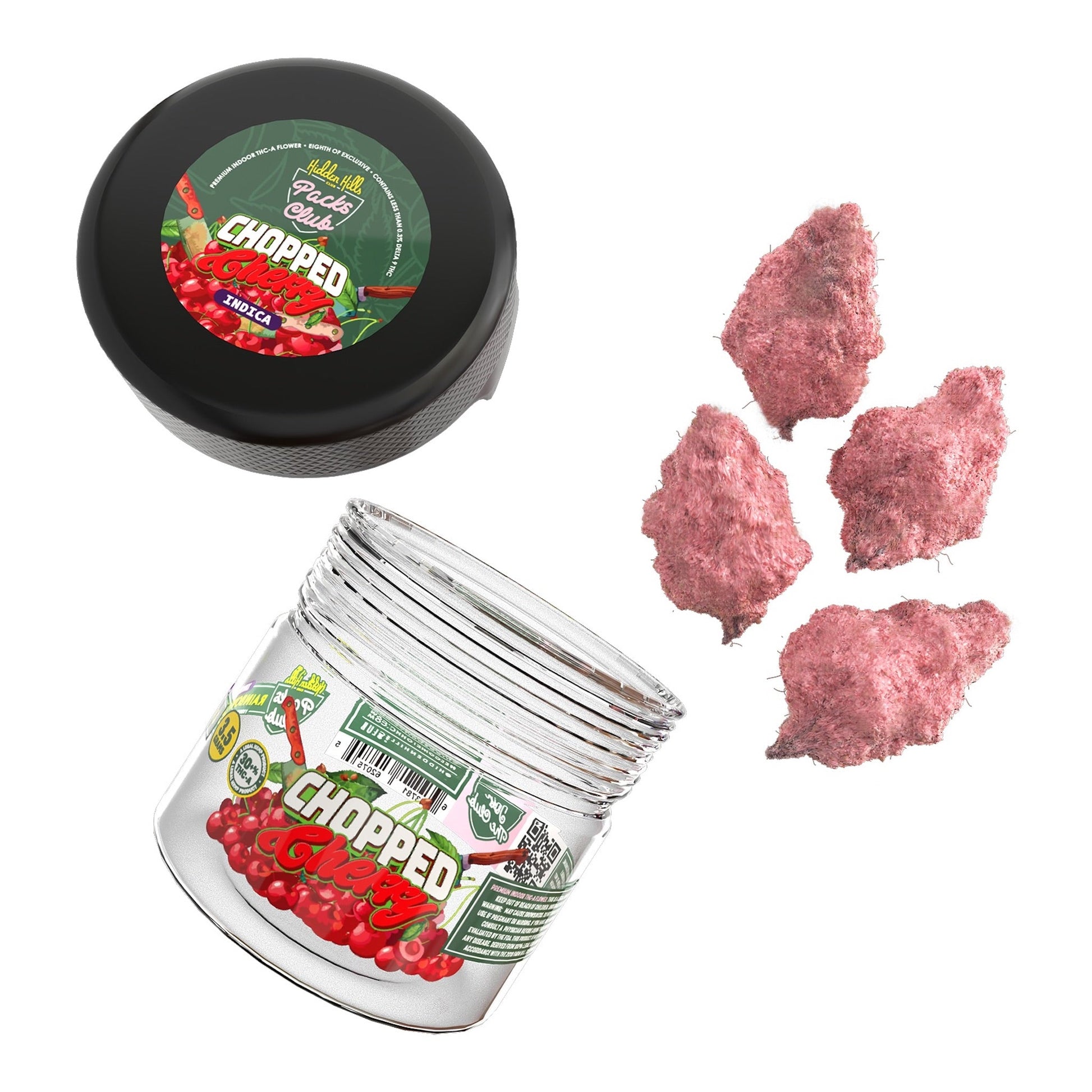 Hidden Hills Rainbow Rocks Chopped Cherry THC-A Flower - 3.5g - hqdtechusa