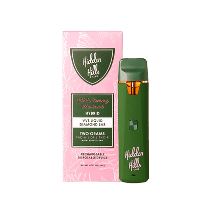 Hidden Hills VVS Liquid Diamonds 2g Disposable Vape | THC Disposable Vapes | HQD Tech USA