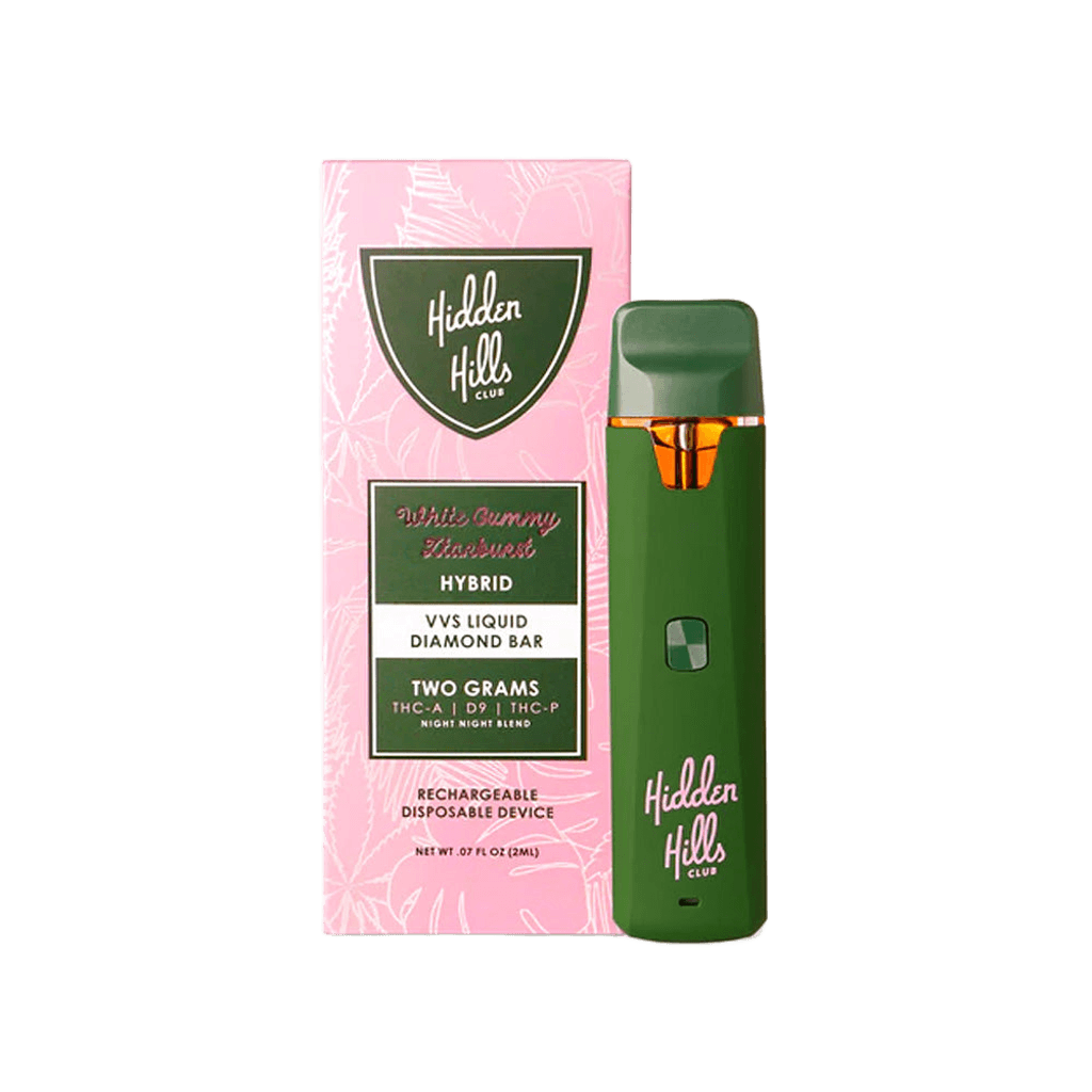 Hidden Hills VVS Liquid Diamonds 2g Disposable Vape | THC Disposable Vapes | HQD Tech USA