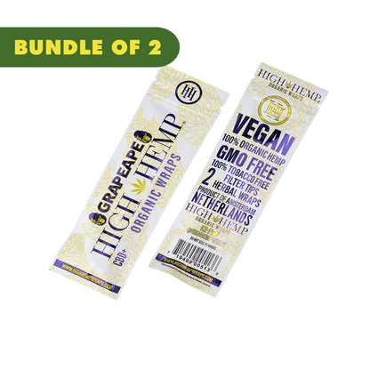 High Hemp Organic Wraps - 2 Pack