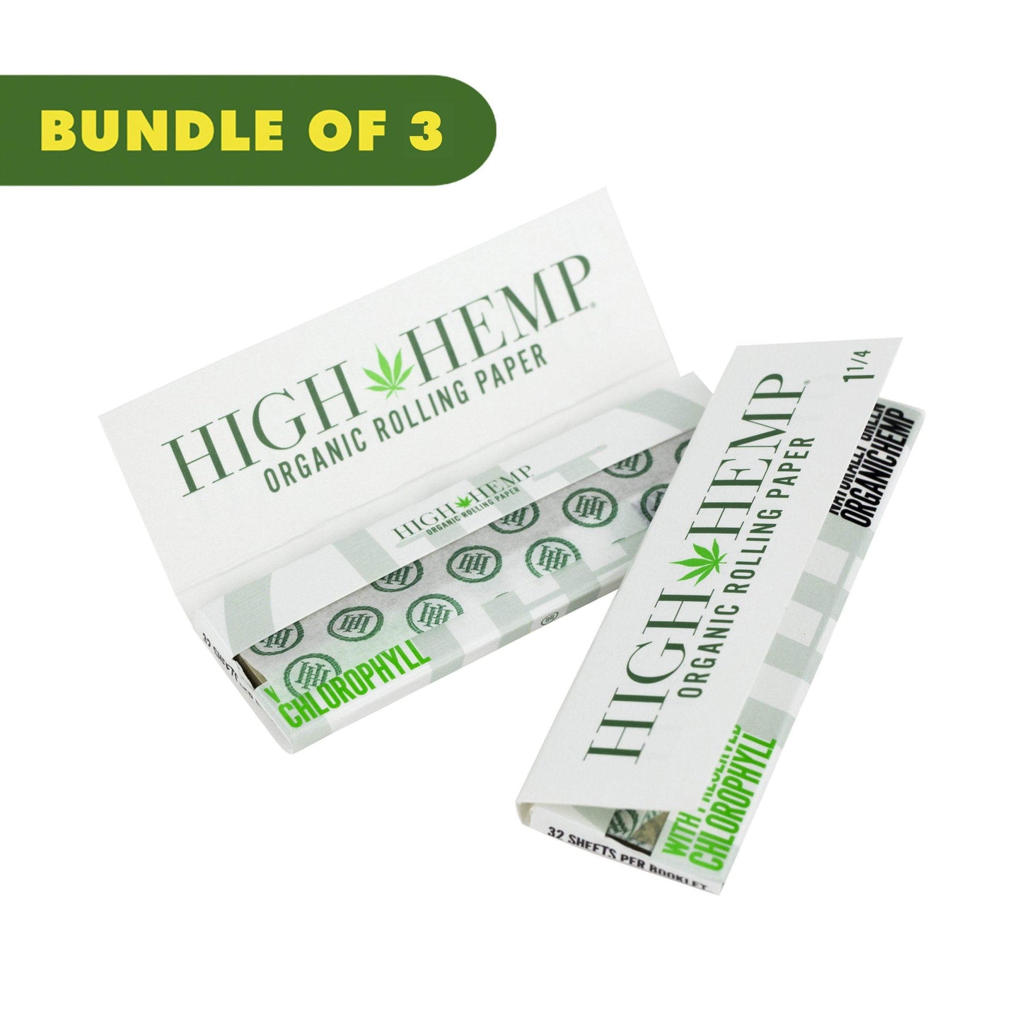 High Hemp Rolling Papers - 3 Pack