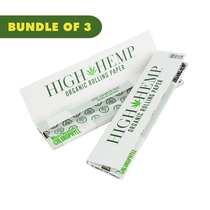 High Hemp Rolling Papers - 3 Pack