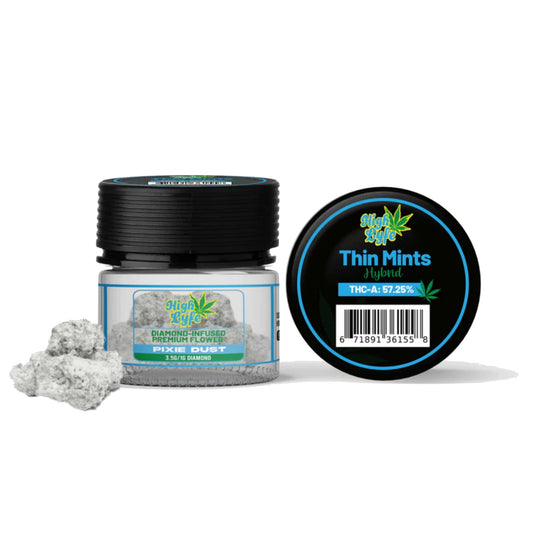 High Lyfe THC-A Pixie Dust Thin Mint Flower - 3.5g - hqdtechusa