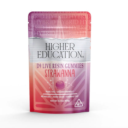 Higher Education D9 Live Resin Gummies 1200MG (40Ct)