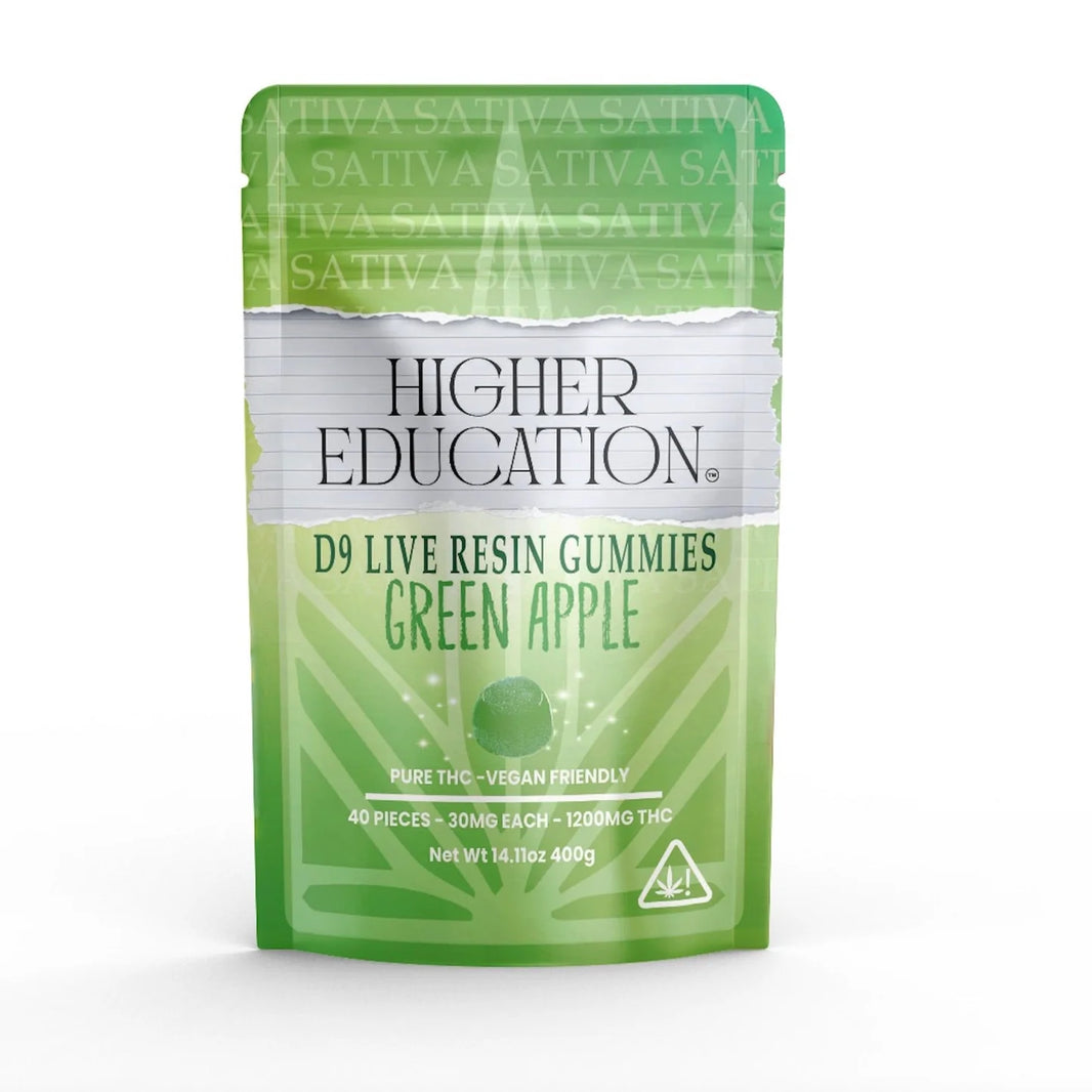 Higher Education D9 Live Resin Gummies 1200MG (40Ct)