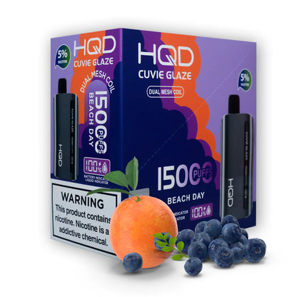 HQD Cuvie Glaze 15000 Disposable Vape 5 Pack
