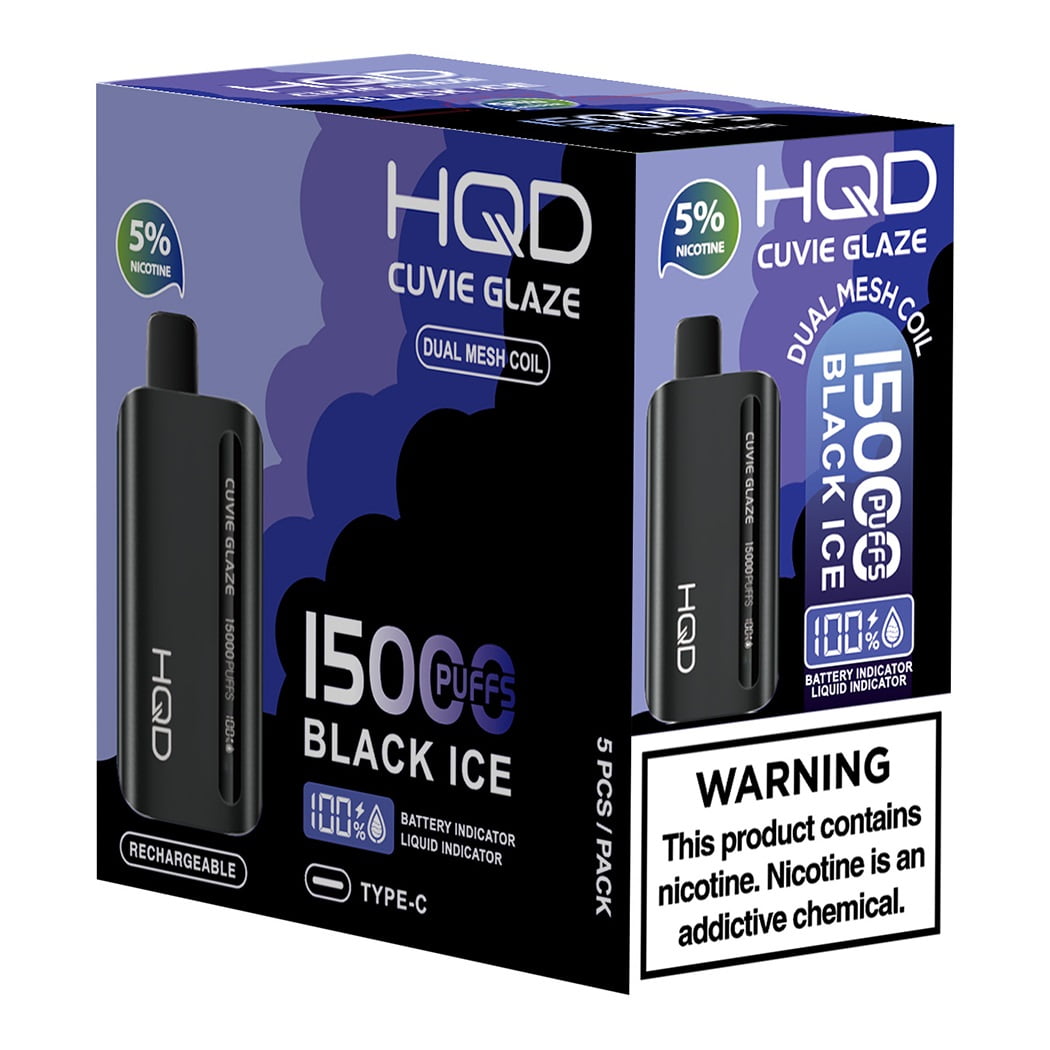 HQD Cuvie Glaze 15000 Disposable Vape 5 Pack