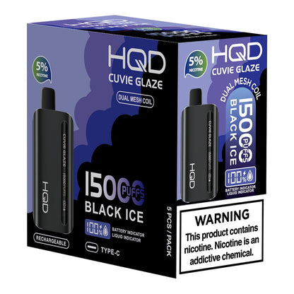 HQD Cuvie Glaze 15000 Disposable Vape 5 Pack