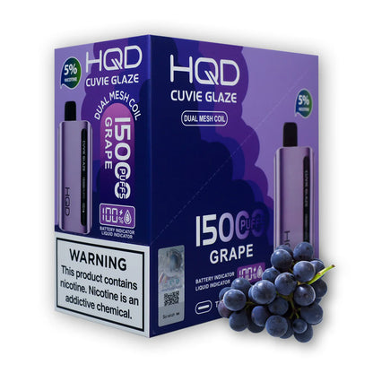 HQD Cuvie Glaze 15000 Disposable Vape 5 Pack