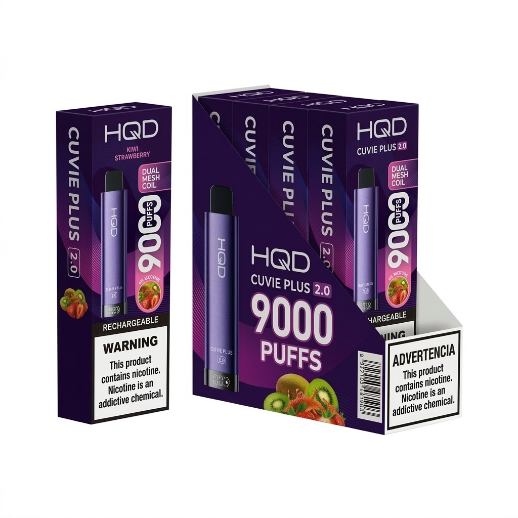 HQD Cuvie Plus 2.0 9000 Disposable Vape 5 Pack
