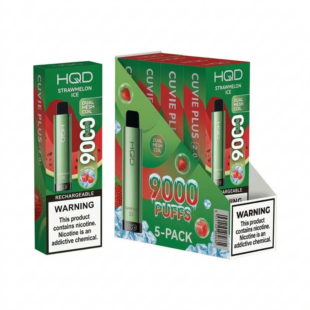 HQD Cuvie Plus 2.0 9000 Disposable Vape 5 Pack