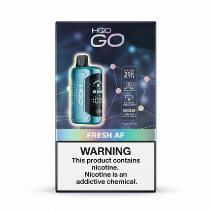 HQD GO Disposable Vape 35000 Puffs 3% - Fresh AF