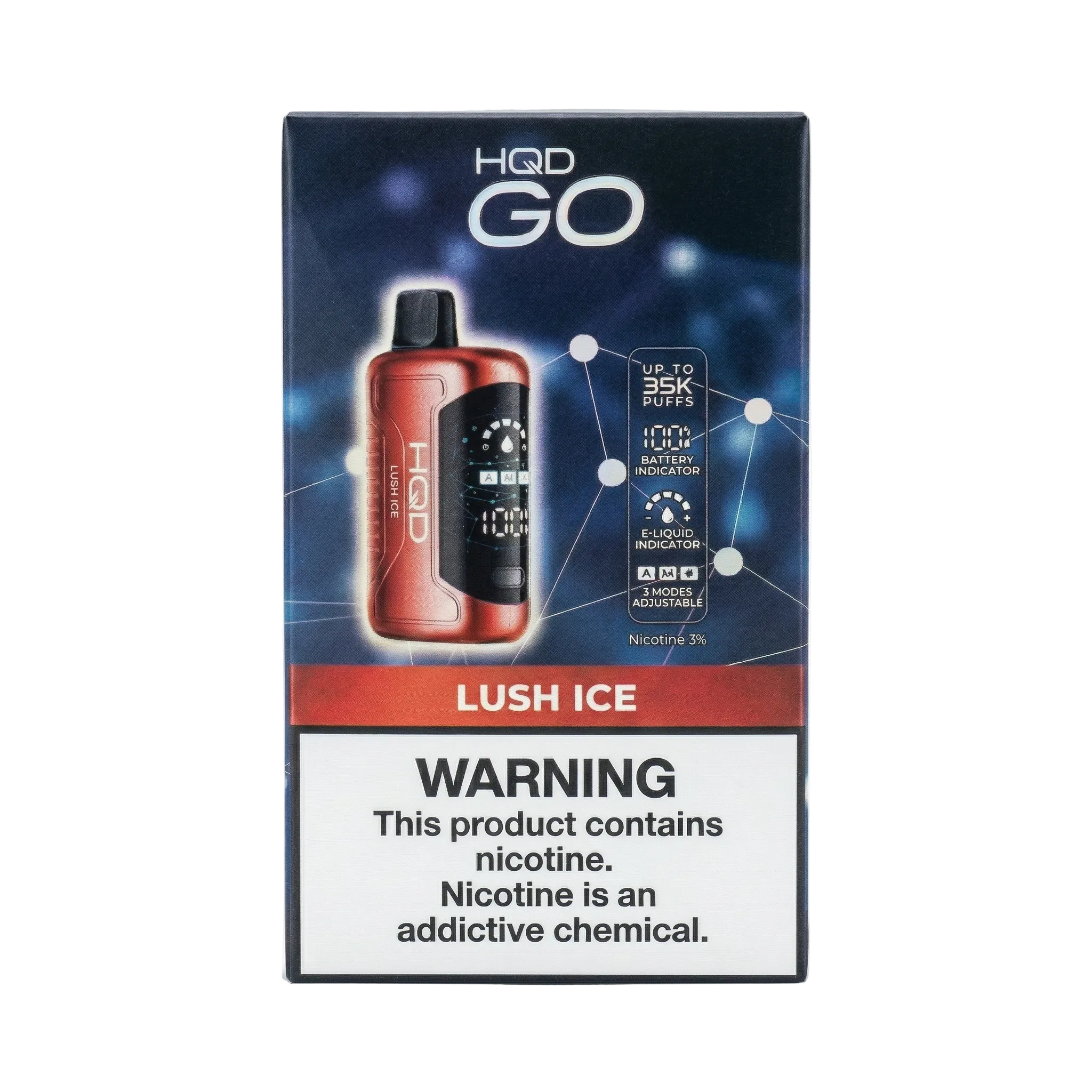 HQD GO Disposable Vape 35000 Puffs 3% - Lush Ice