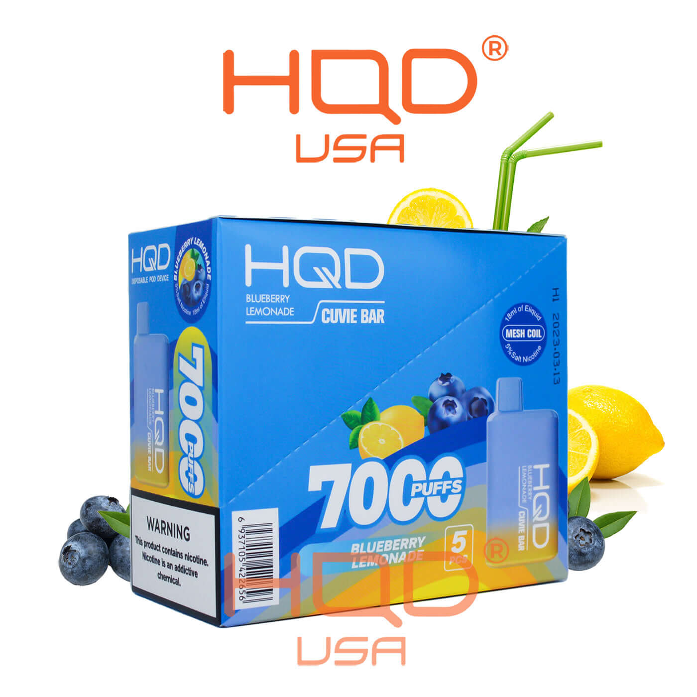 HQD | Cuvie Bar (5-Pack) - hqdtechusa