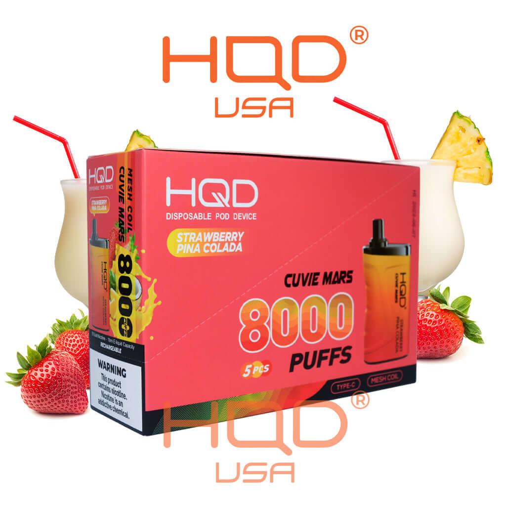 HQD | Cuvie Mars (5-Pack) | Disposable Vapes | HQD Tech USA