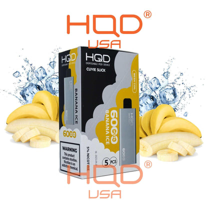 HQD | Cuvie Slick (5 Pack) | Disposable Vapes | HQD Tech USA