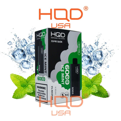 HQD | Cuvie Slick (5 Pack) | Disposable Vapes | HQD Tech USA