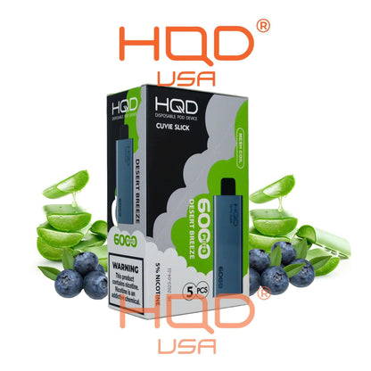 HQD | Cuvie Slick (5 Pack) | Disposable Vapes | HQD Tech USA