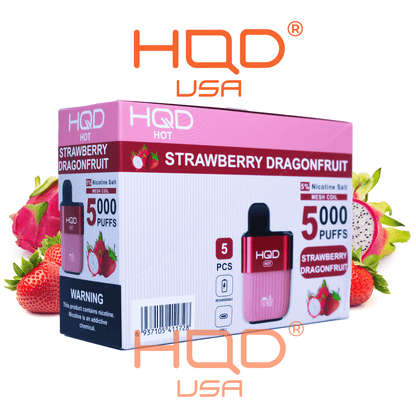 HQD | HOT (5 Pack) | Disposable Vapes | HQD Tech USA