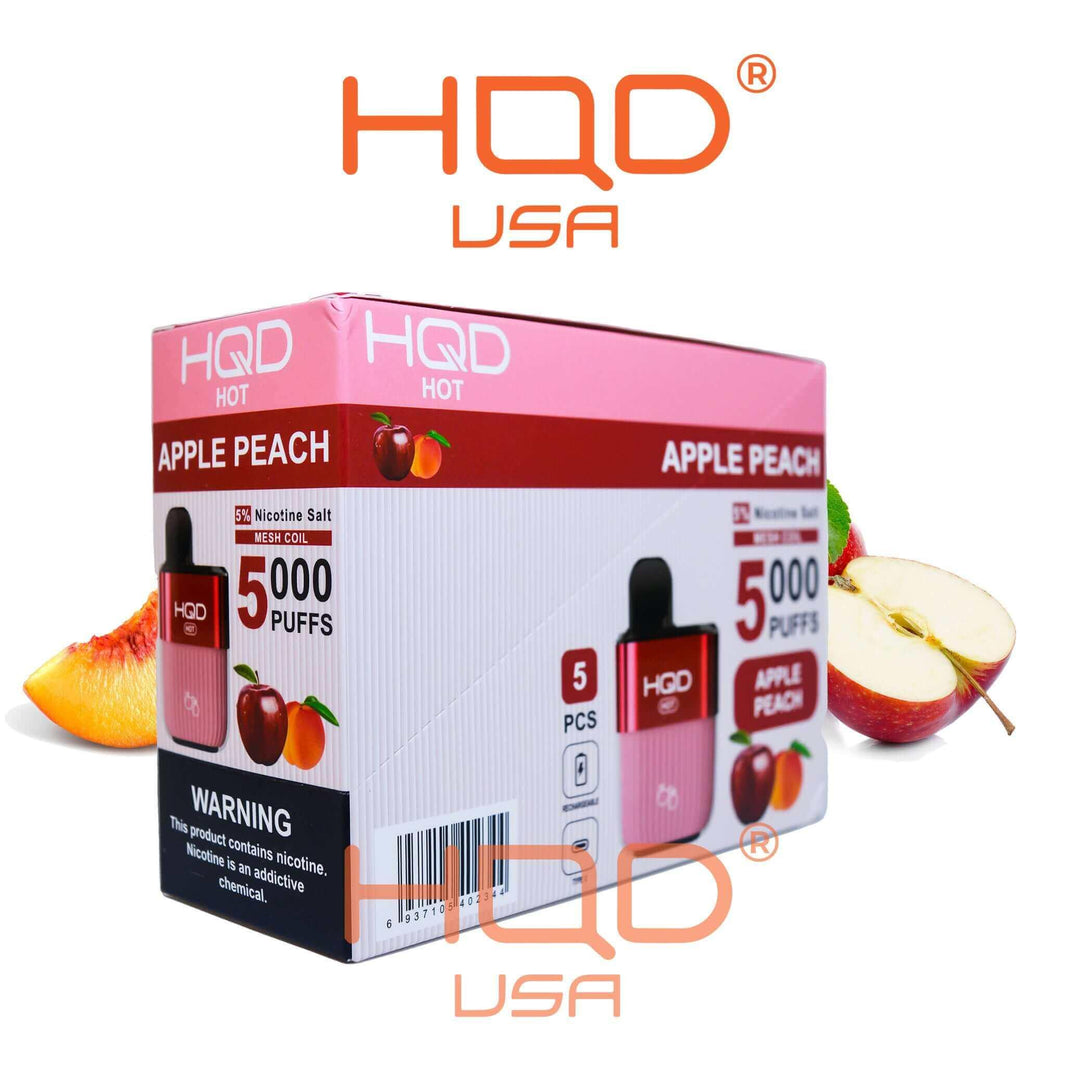 HQD | HOT (5 Pack) | Disposable Vapes | HQD Tech USA