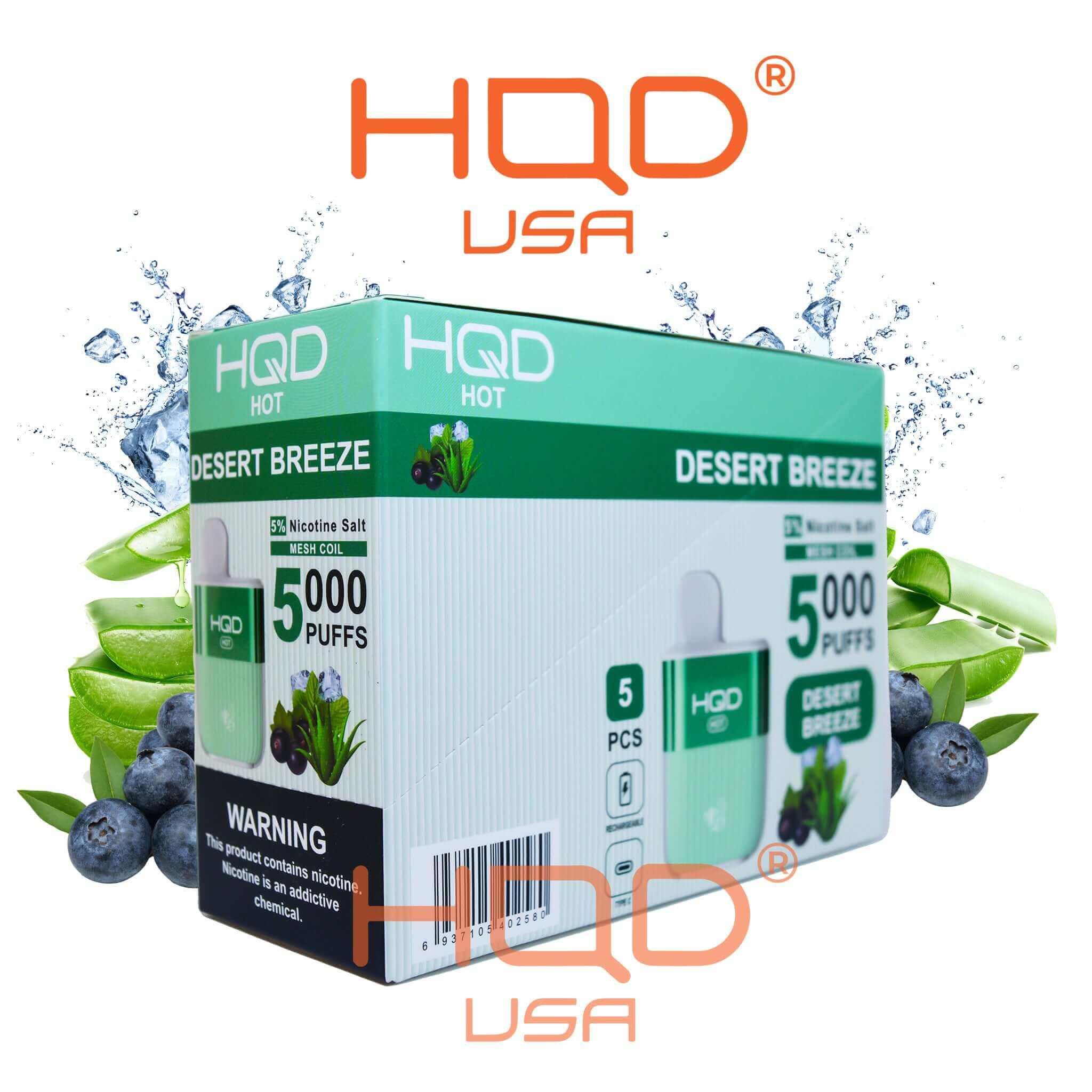 HQD | HOT (5 Pack) | Disposable Vapes | HQD Tech USA